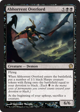 Abhorrent Overlord - Foil | Theros