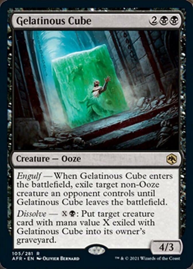 Gelatinous Cube - Foil | Adventures in the Forgotten Realms