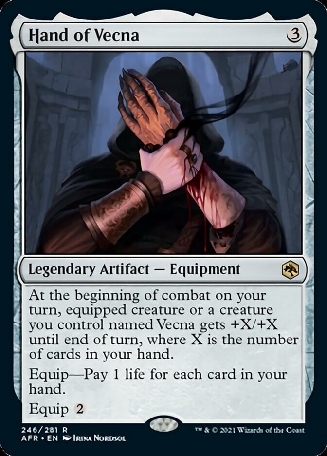 Hand of Vecna - Foil | Adventures in the Forgotten Realms