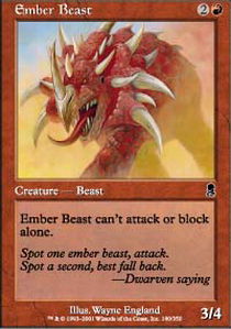 Ember Beast - Foil | Odyssey