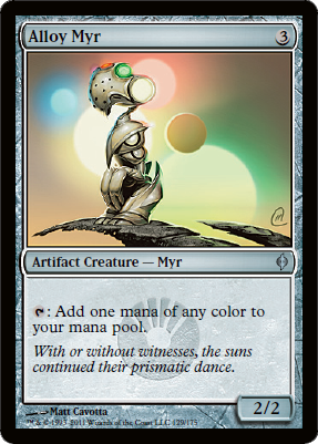 Alloy Myr - Foil | New Phyrexia