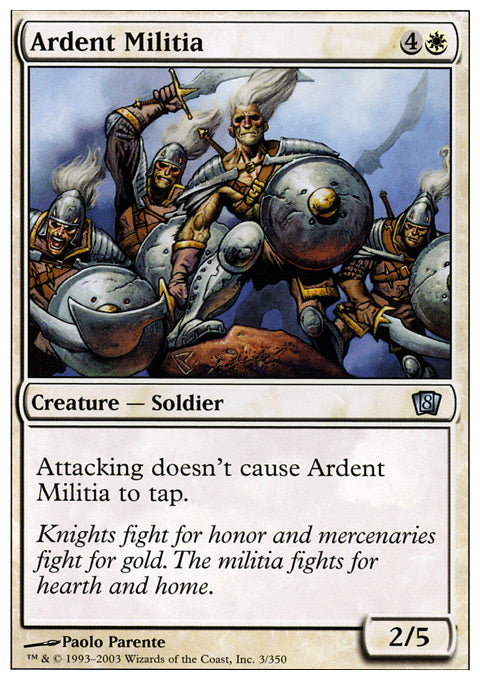Ardent Militia | 8th Edition