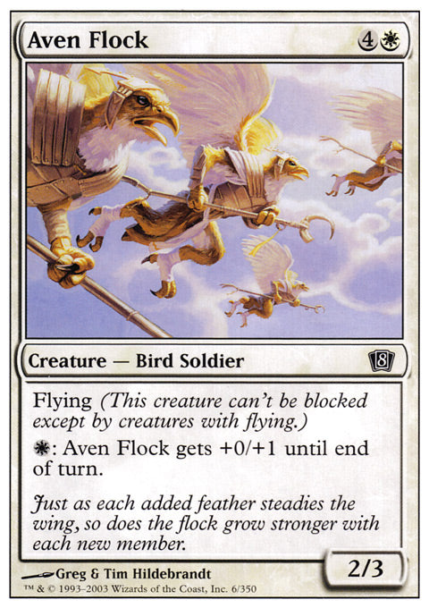 Aven Flock - Foil | 8th Edition