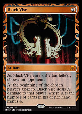 Black Vise - Foil | Masterpiece Series: Kaladesh Inventions