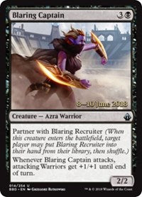Blaring Captain - Foil - Release Promo | Prerelease & Release Promos