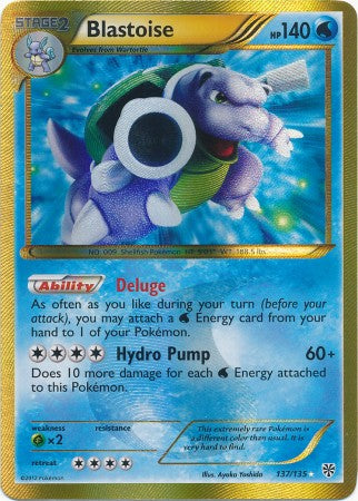 Blastoise - 137/135 - Secret Rare | BW Plasma Storm