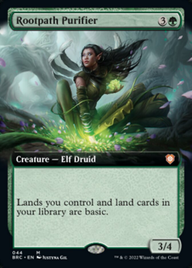 Rootpath Purifier - Extended Art | Commander: The Brothers' War