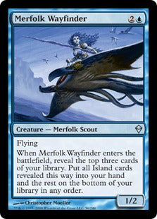 Merfolk Wayfinder - Foil | Zendikar