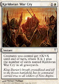 Kjeldoran War Cry | ColdSnap