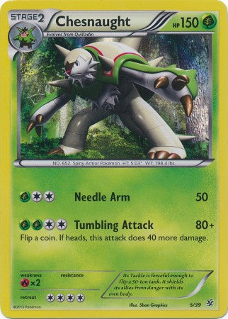 Chesnaught - 5/39 - Holo | XY - Kalos Starter