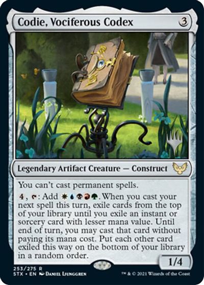 Codie, Vociferous Codex - Promo Pack | Promo Pack: Strixhaven