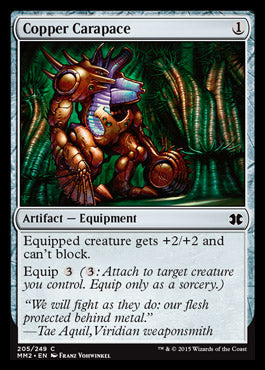 Copper Carapace - Foil | Modern Masters 2015