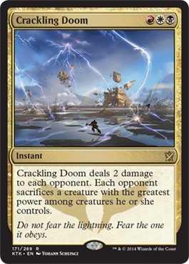 Crackling Doom - Foil | Khans of Tarkir