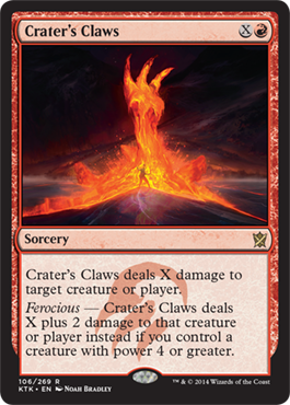 Crater's Claws - Foil | Khans of Tarkir