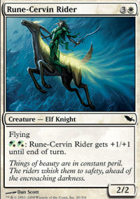 Rune-Cervin Rider - Foil | Shadowmoor