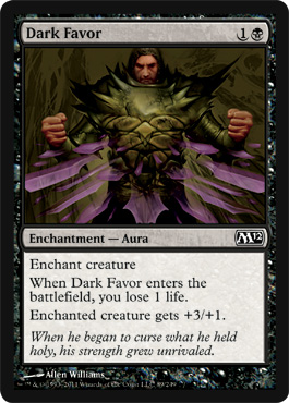 Dark Favor - Foil | Magic 2012
