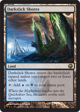 Darkslick Shores - Foil | Scars of Mirrodin