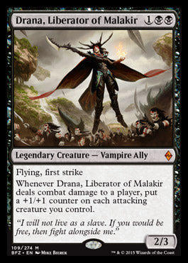 Drana, Liberator of Malakir - Foil | Battle for Zendikar