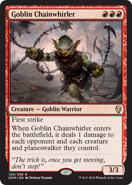 Goblin Chainwhirler - Foil | Dominaria