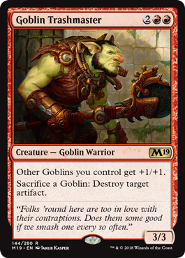 Goblin Trashmaster - Foil | Core Set 2019