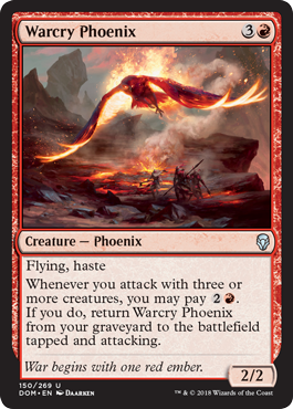 Warcry Phoenix - Foil | Dominaria