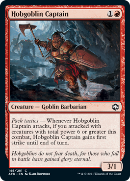 Hobgoblin Captain - Foil | Adventures in the Forgotten Realms