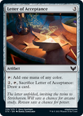 Letter of Acceptance | Strixhaven: School of Mages