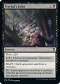 Myrkul's Edict | Commander Legends: Battle for Baldur's Gate