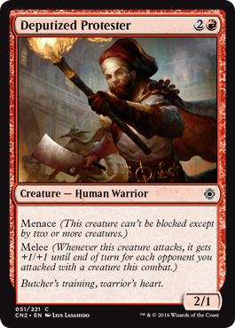 Deputized Protester - Foil | Conspiracy: Take the Crown