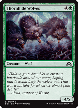Thornhide Wolves | Shadows Over Innistrad