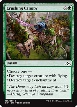 Crushing Canopy - Foil | Guilds of Ravnica
