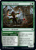 Rosethorn Acolyte // Seasonal Ritual | Throne Of Eldraine