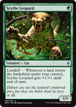 Scythe Leopard - Foil | Battle for Zendikar