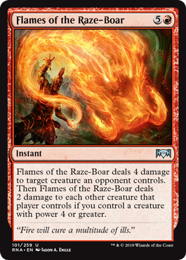 Flames of the Raze-Boar | Ravnica Allegiance