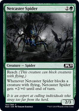 Netcaster Spider - Foil | Core Set 2020