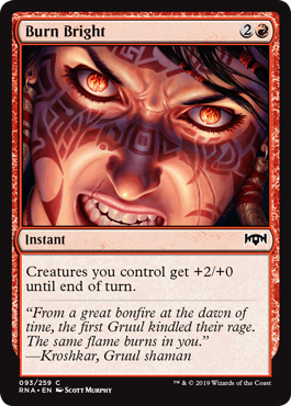 Burn Bright | Ravnica Allegiance