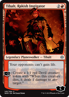 Tibalt, Rakish Instigator - Foil | War of the Spark