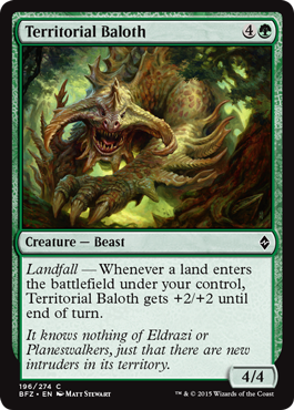 Territorial Baloth | Battle for Zendikar