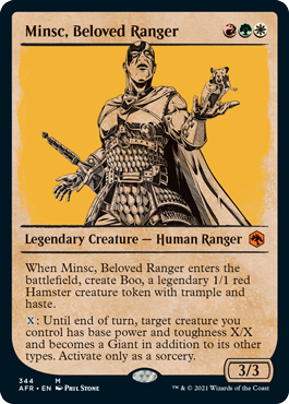 Minsc, Beloved Ranger - Foil - Showcase | AFR