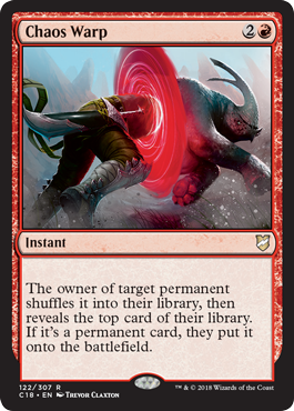 Chaos Warp | Commander 2018