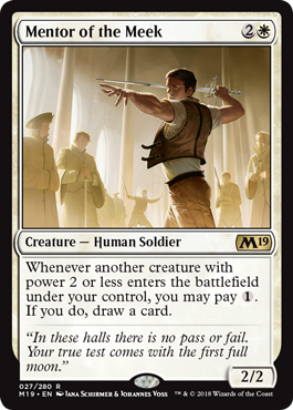 Mentor of the Meek - Foil | Core Set 2019