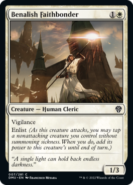 Benalish Faithbonder - Foil | Dominaria United