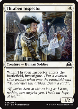 Thraben Inspector | Shadows Over Innistrad