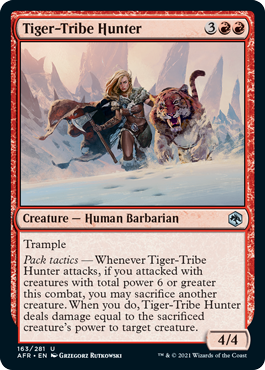 Tiger-Tribe Hunter - Foil | Adventures in the Forgotten Realms