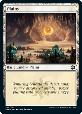 Plains (265) - Foil | Adventures in the Forgotten Realms