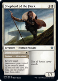 Shepherd of the Flock // Usher to Safety - Foil | Throne Of Eldraine