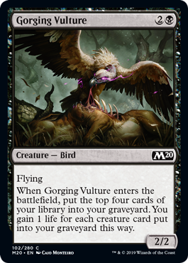 Gorging Vulture - Foil | Core Set 2020