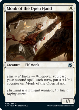 Monk of the Open Hand - Foil | Adventures in the Forgotten Realms
