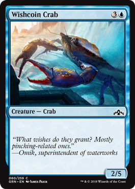 Wishcoin Crab - Foil | Guilds of Ravnica