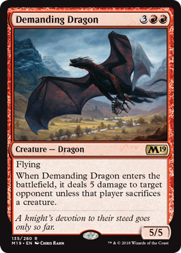 Demanding Dragon - Foil | Core Set 2019